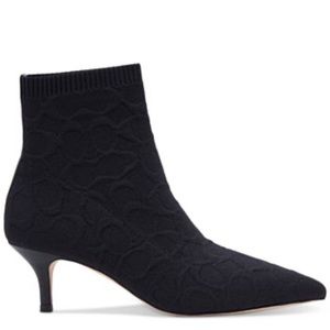COACH Women's Jade Knit Black Sock Booties Size 7